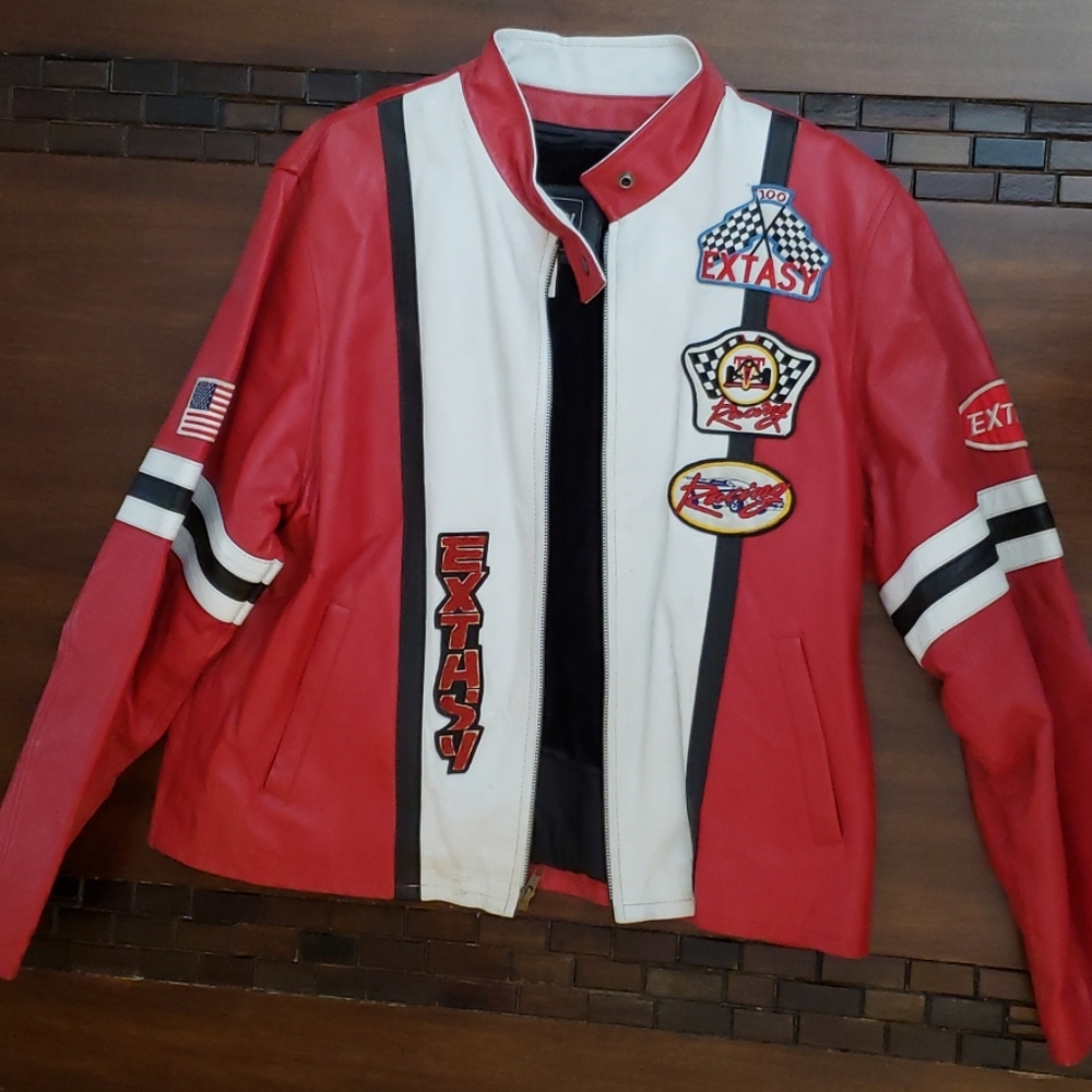 Men's Racing Leather Jacket